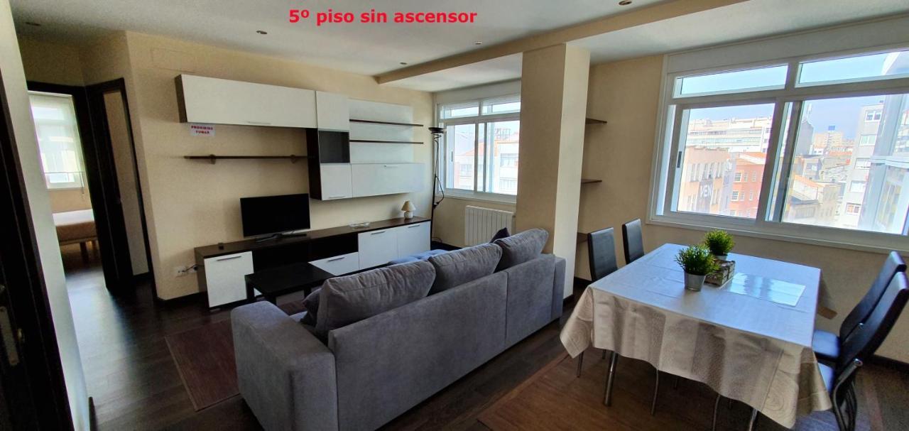 Coqueto Apartamento De 2 Habitaciones En Zona Estacion Tren 아 코루냐 외부 사진