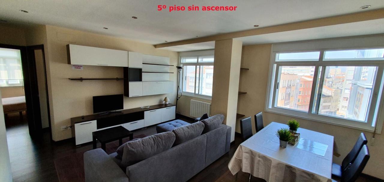 Coqueto Apartamento De 2 Habitaciones En Zona Estacion Tren 아 코루냐 외부 사진